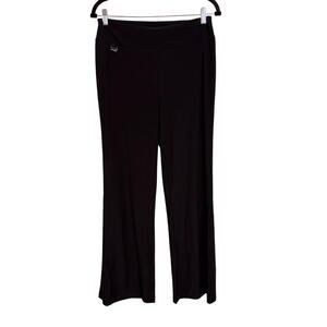 Lisette L Montreal Dress Pants Womens 8 Black Mid Rise Pull On Straight Career